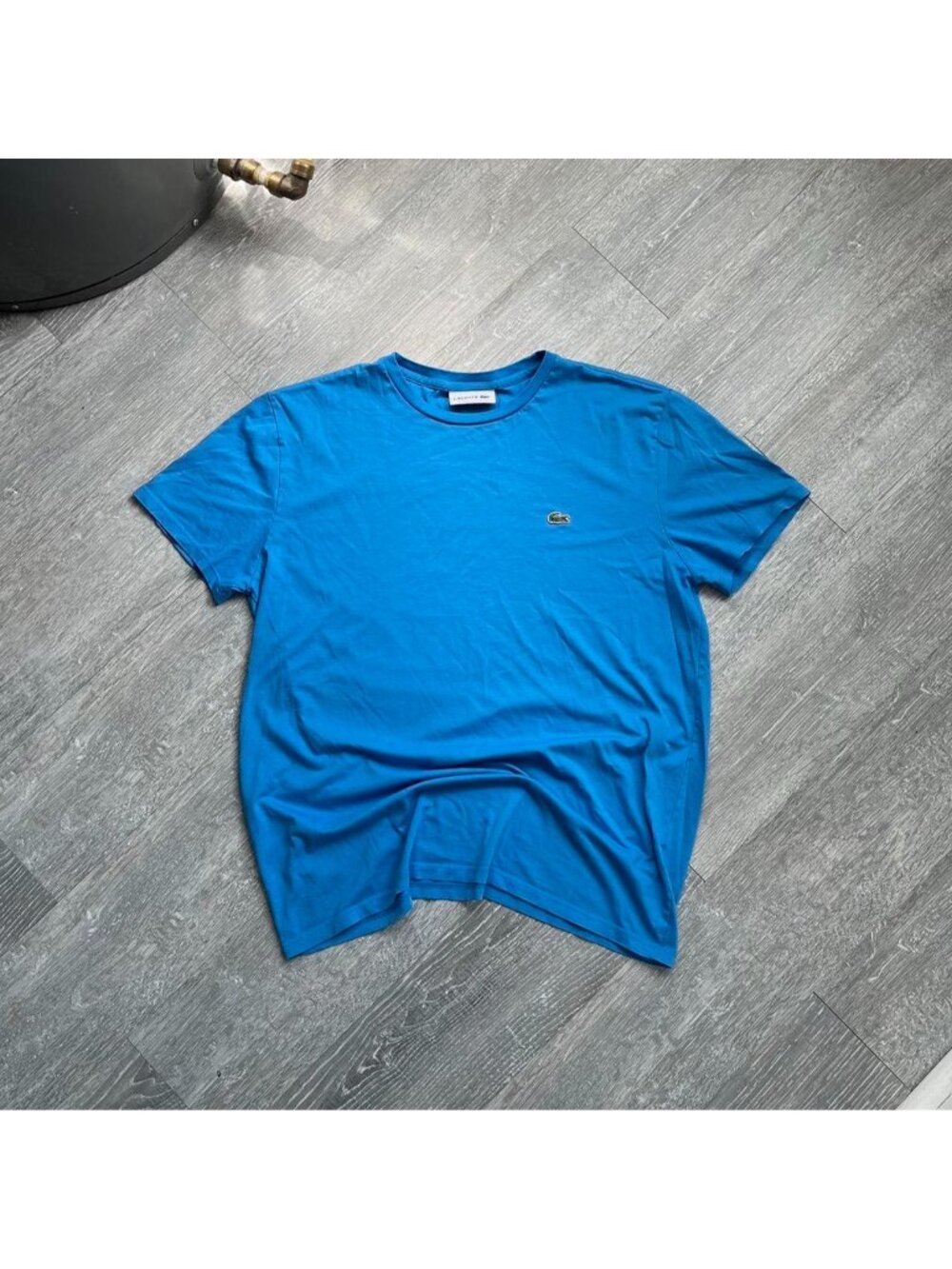 Blue Lacoste Pima Cotton / Sportswear / Activewear T-Shirt